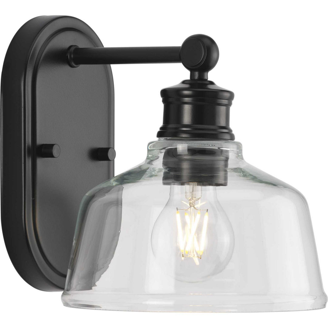 Singleton One Light Bath in Matte Black - available from The Lighting Shoppe, trusted by Canadian homeowners