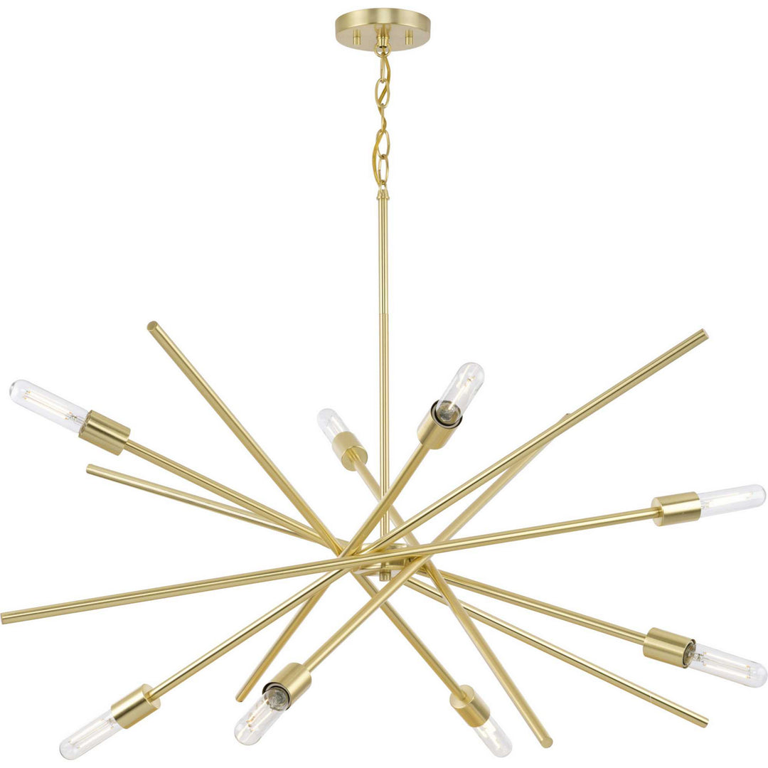 Progress Canada - P400109-012 - Eight Light Chandelier - Astra - Satin Brass