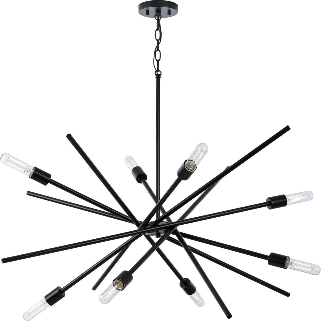 Progress Canada - P400109-31M - Eight Light Chandelier - Astra - Matte Black