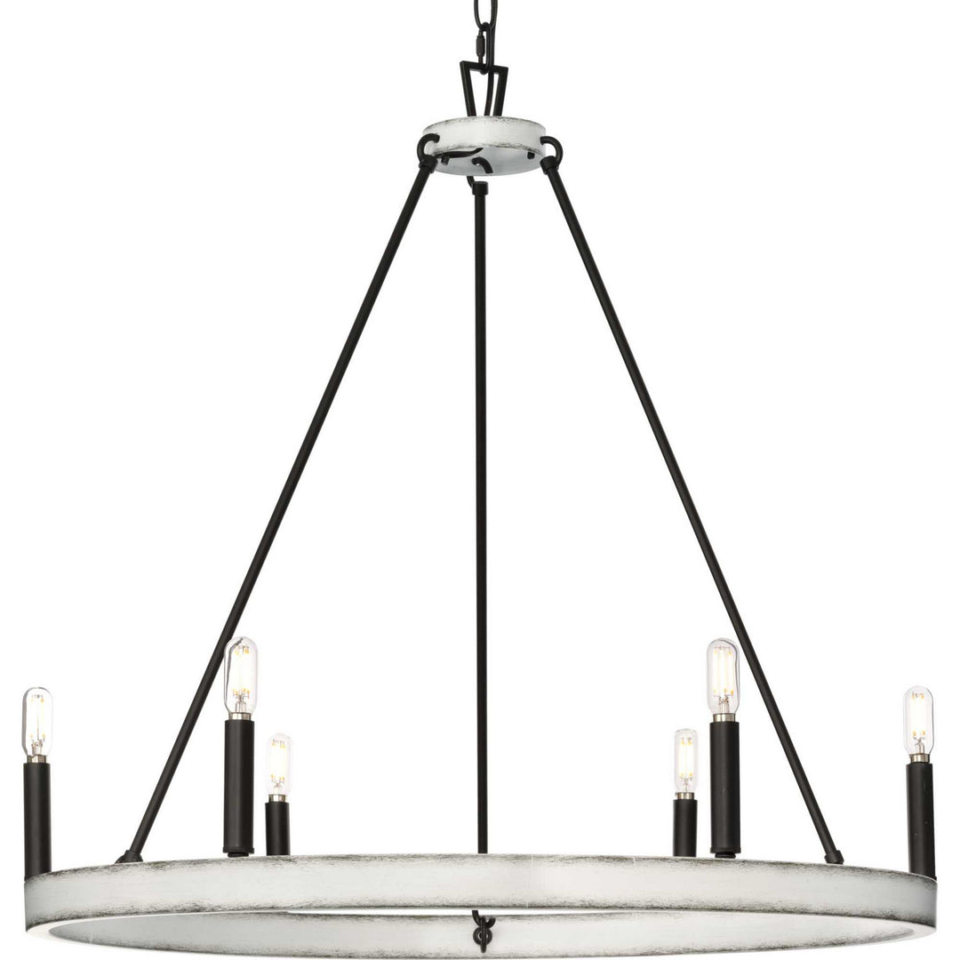 Progress Canada - P400302-31M - Six Light Chandelier - Galloway - Matte Black