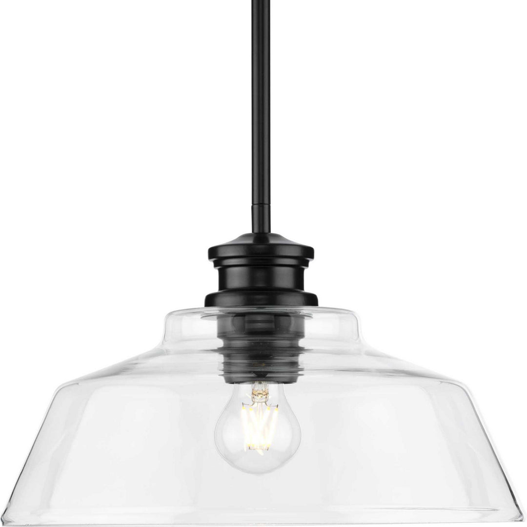 Singleton One Light Pendant in Matte Black - available from The Lighting Shoppe, trusted by Canadian homeowners