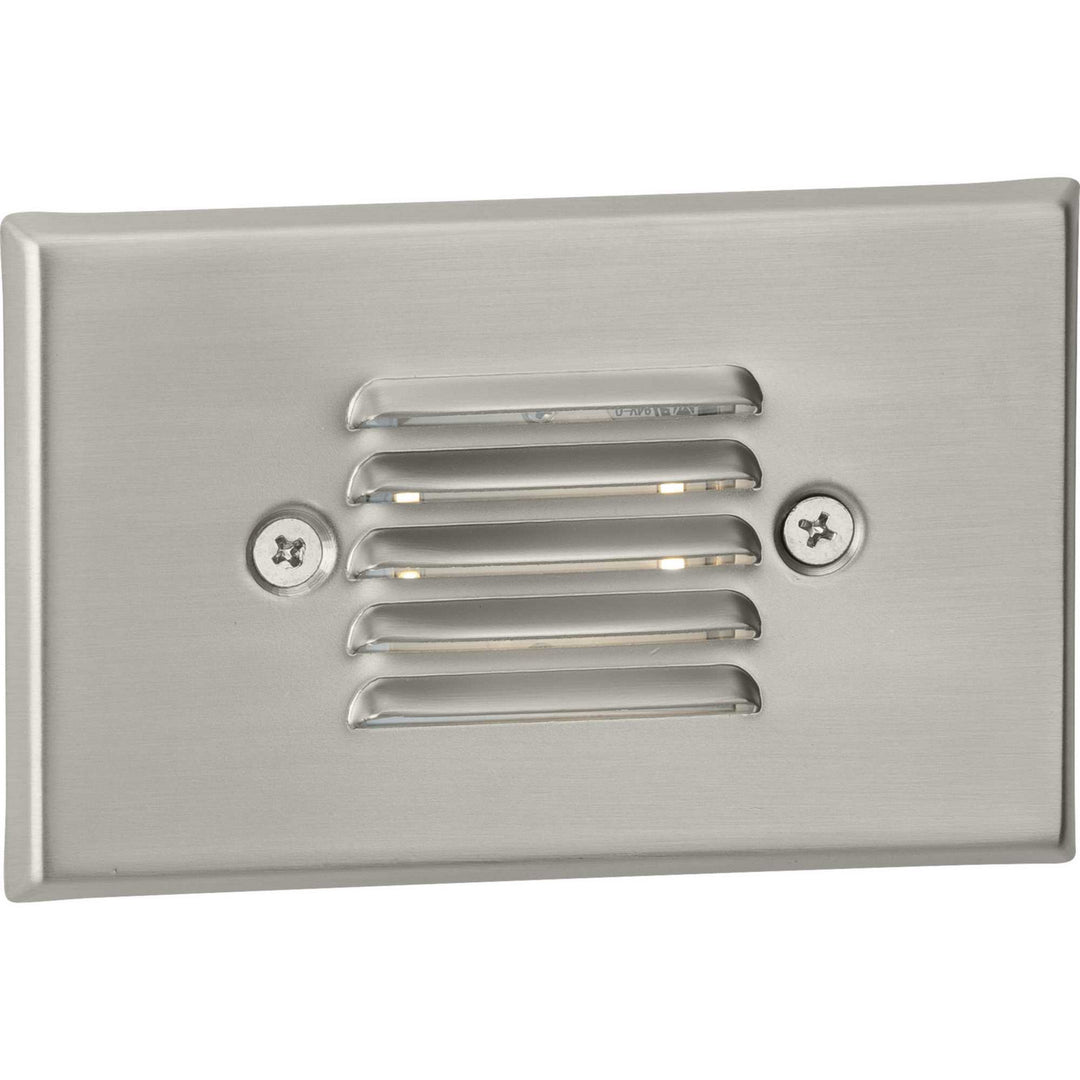 LED Step Lights LED Step Light in Brushed Nickel - available from The Lighting Shoppe, trusted by Canadian homeowners