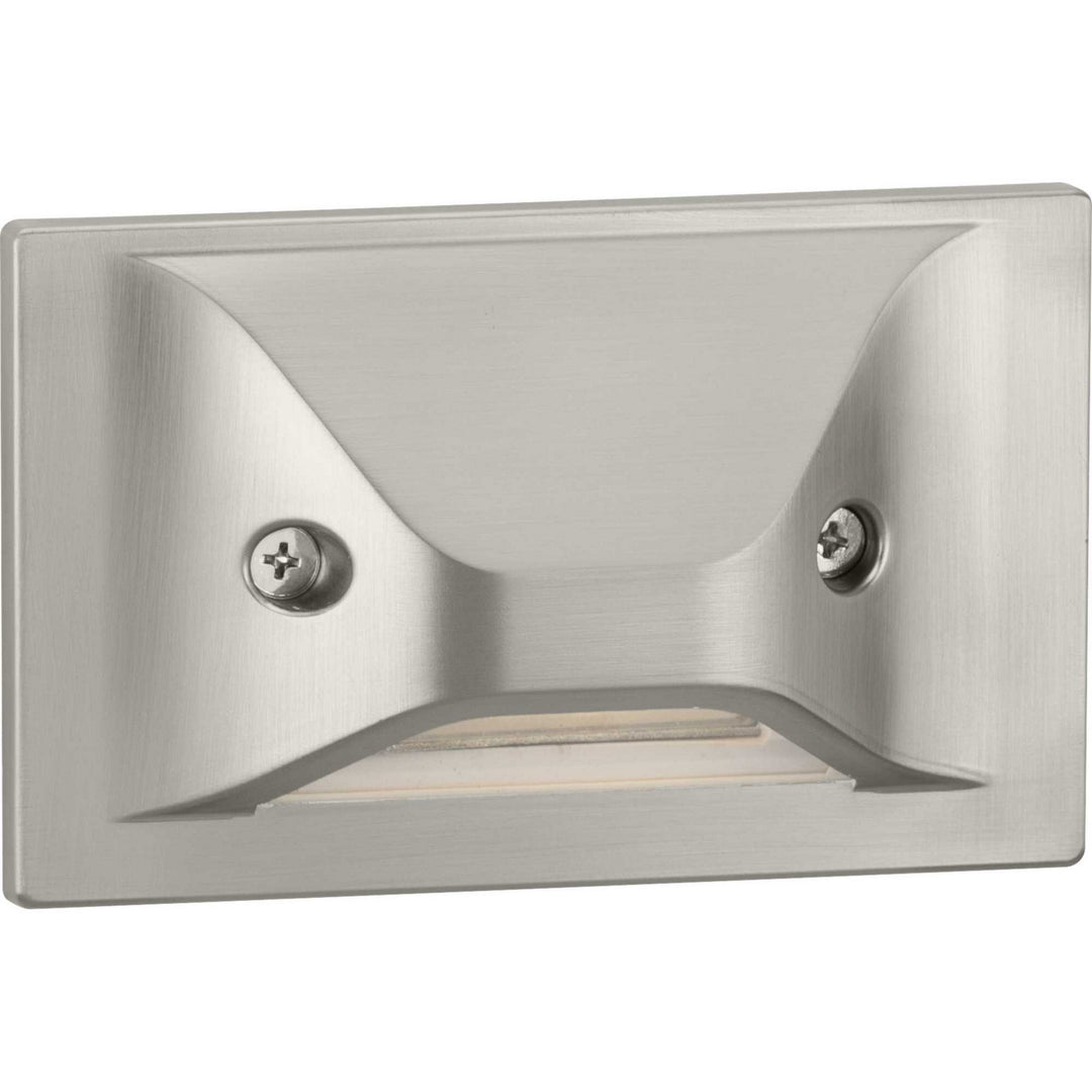 LED Step Lights LED Step Light in Brushed Nickel - available from The Lighting Shoppe, trusted by Canadian homeowners
