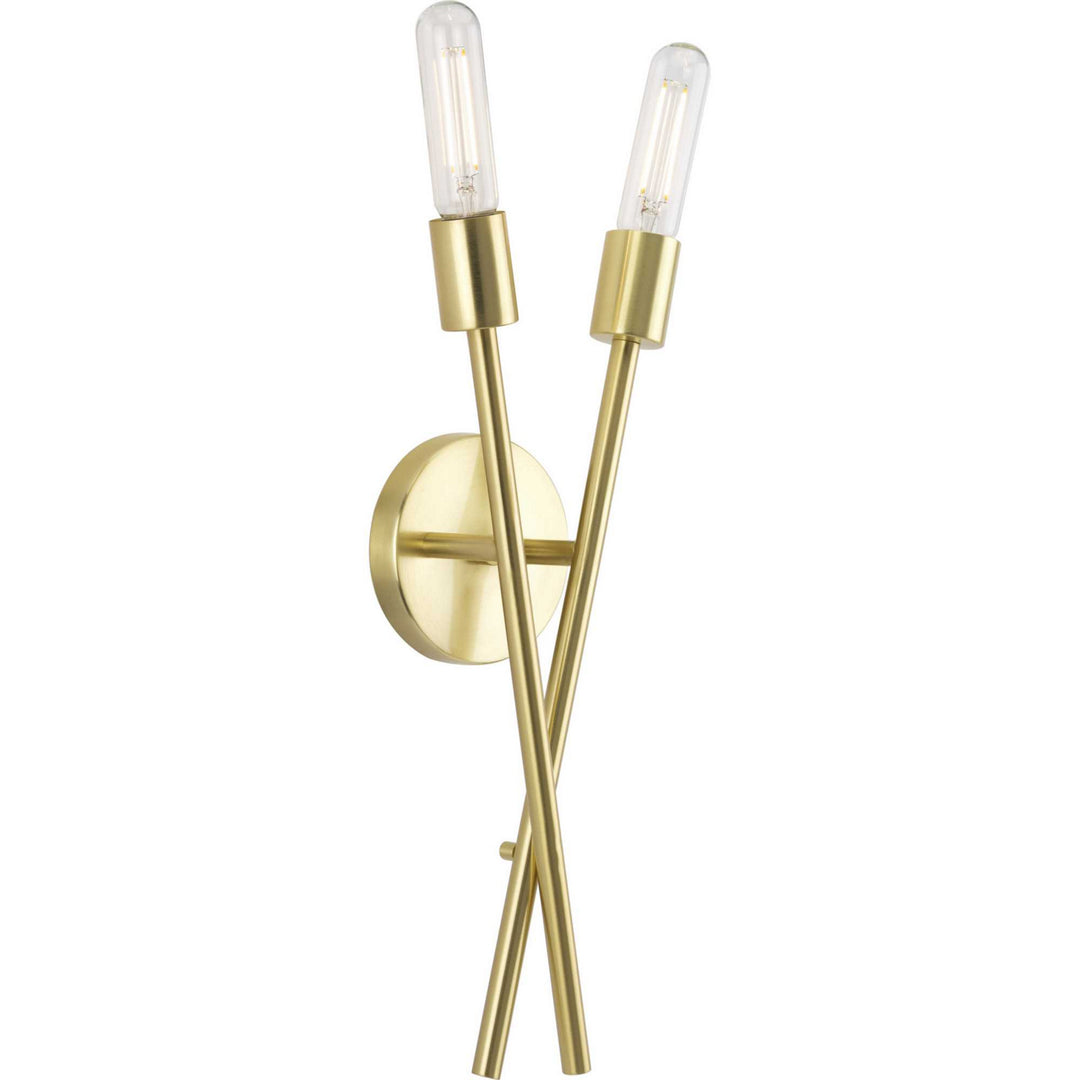 Progress Canada - P710027-012 - Two Light Wall Bracket - Astra - Satin Brass