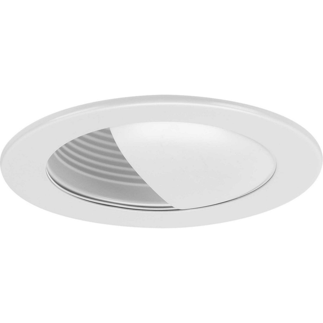 4IN RECESSED One Light Wall Wash Trim in Satin White - available from The Lighting Shoppe, trusted by Canadian homeowners