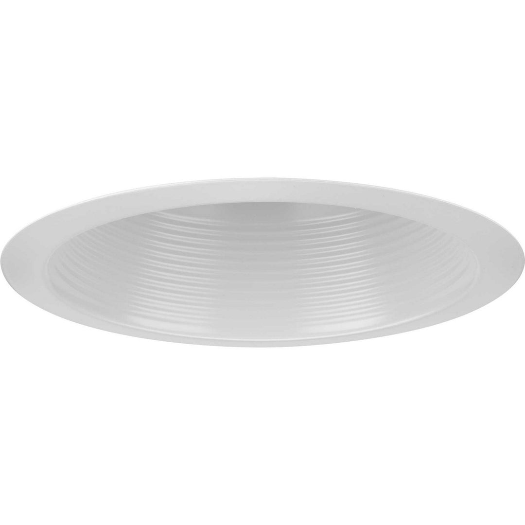 6IN RECESSED One Light Baffle Trim in Satin White - available from The Lighting Shoppe, trusted by Canadian homeowners