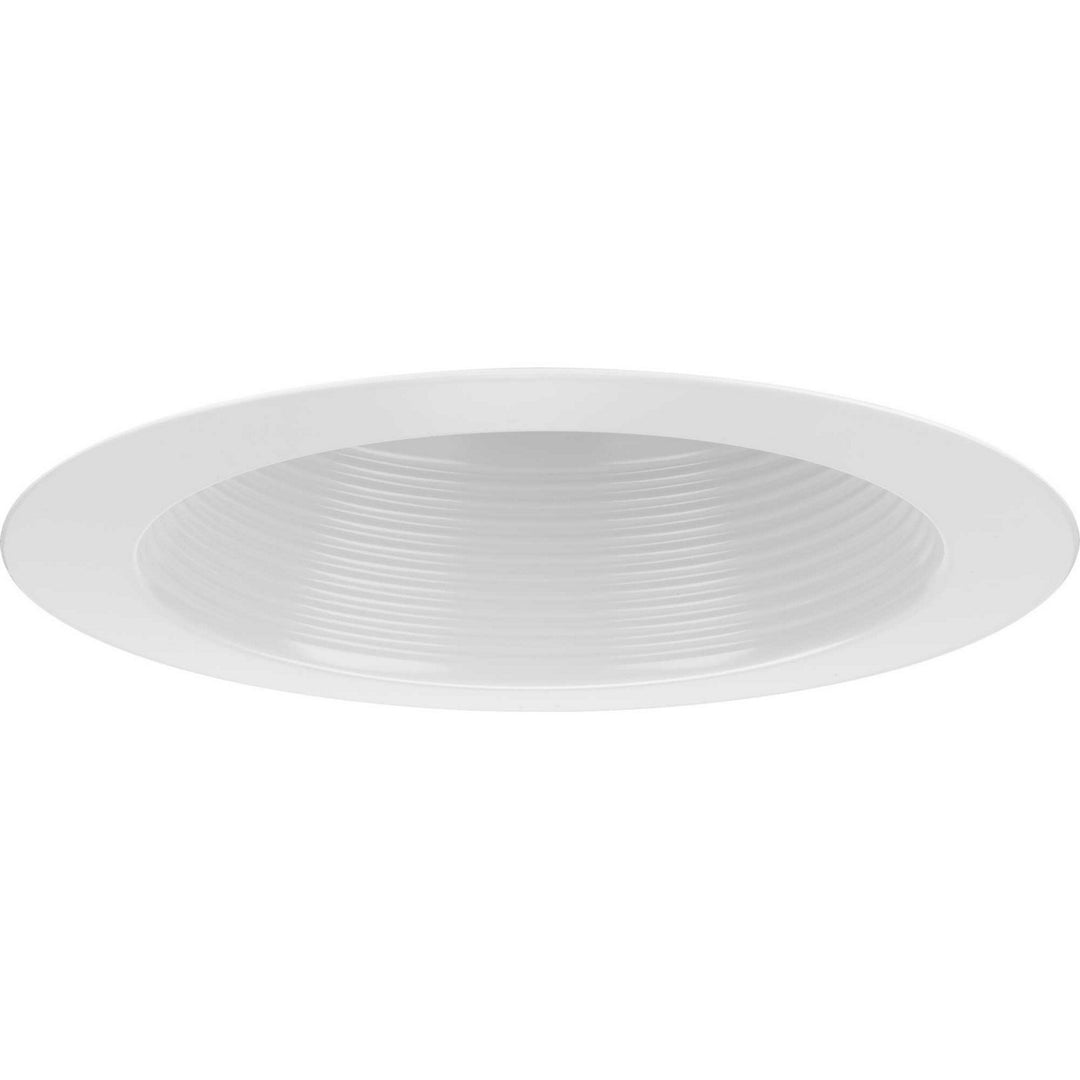 6IN RECESSED One Light Baffle Splay Trim in Satin White - available from The Lighting Shoppe, trusted by Canadian homeowners