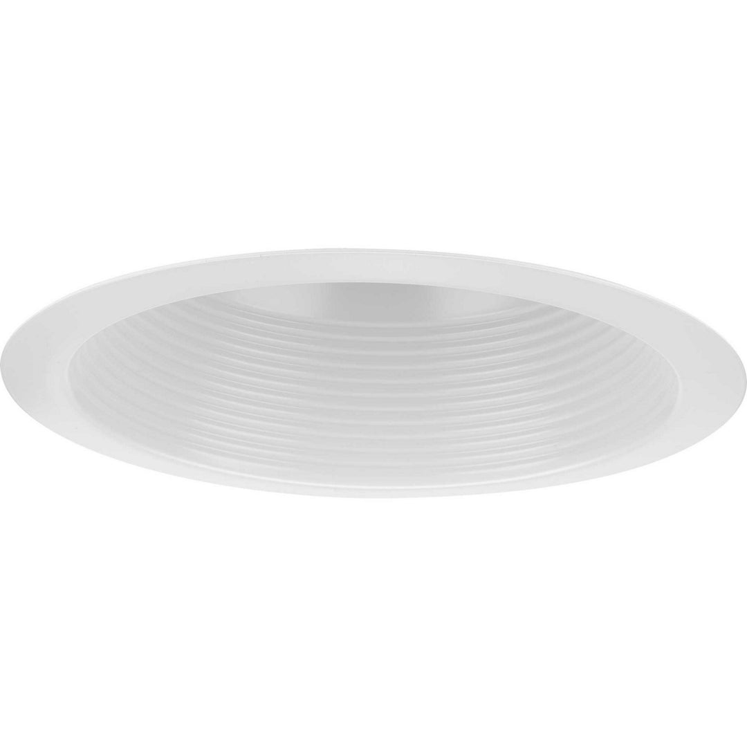 6IN RECESSED SHALLOW One Light Baffle Trim in Satin White - available from The Lighting Shoppe, trusted by Canadian homeowners