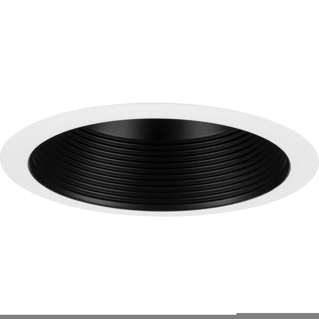6IN RECESSED SHALLOW One Light Baffle Trim in Black - available from The Lighting Shoppe, trusted by Canadian homeowners
