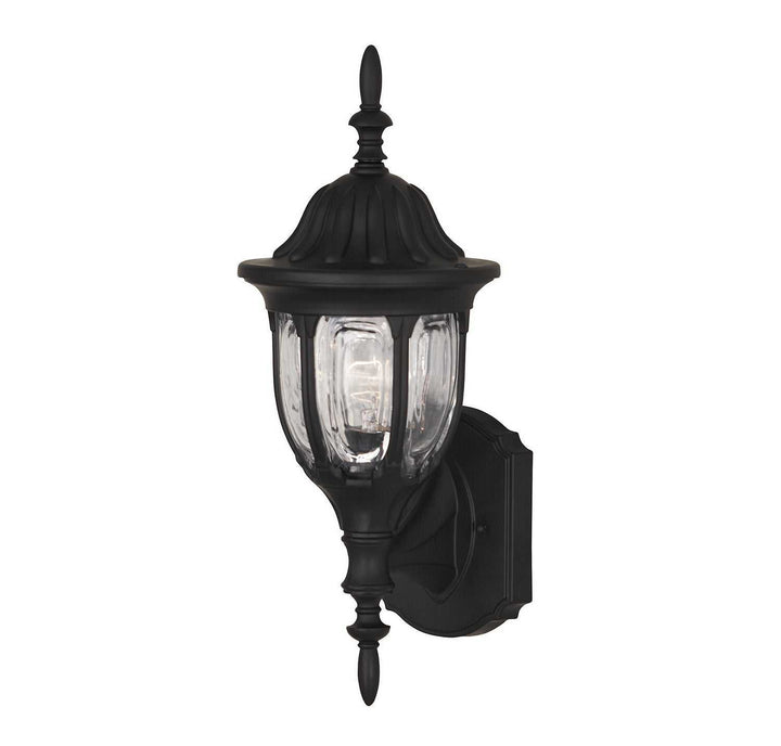Meridian - M50057BK - One Light Outdoor Wall Lantern - Black