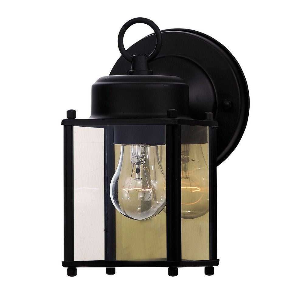 Meridian - M50063BK - One Light Outdoor Wall Sconce - Black