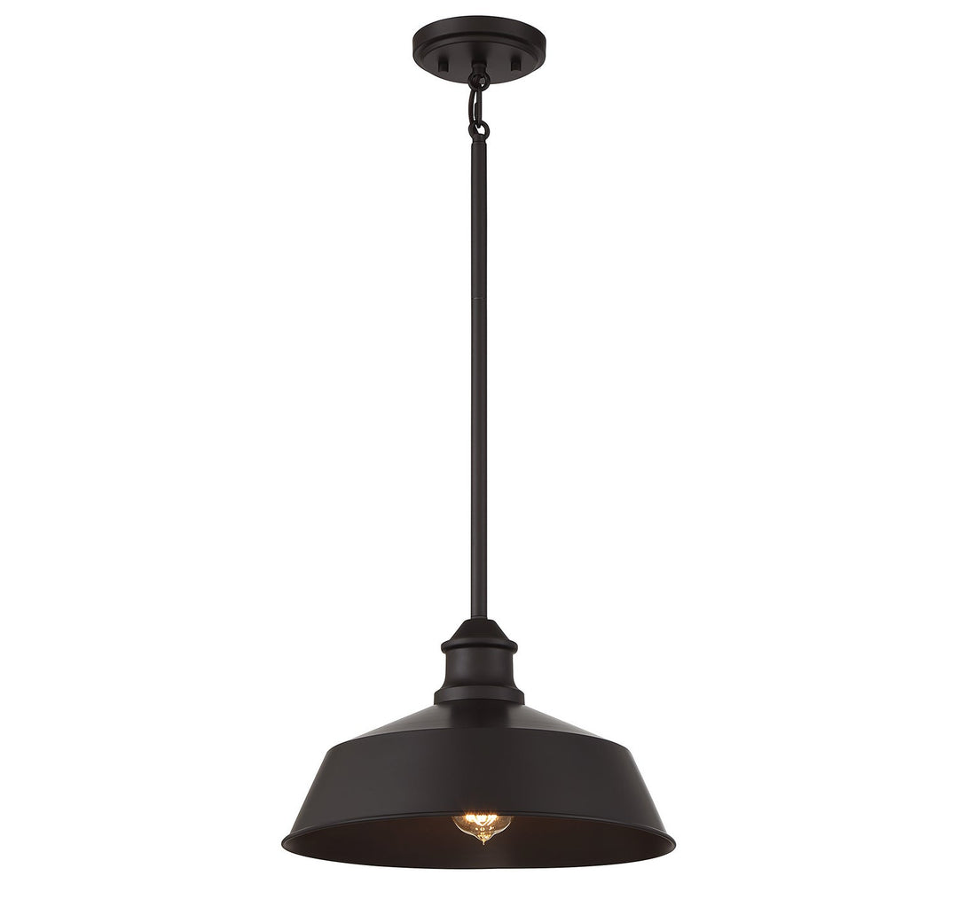 Meridian - M7021ORB - One Light Pendant - Oil Rubbed Bronze