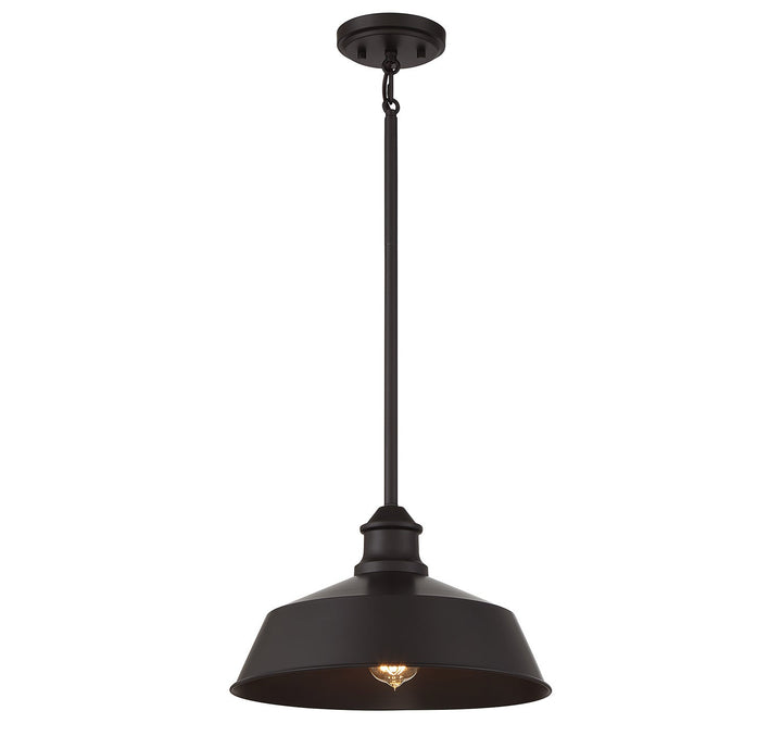Meridian - M7021ORB - One Light Pendant - Oil Rubbed Bronze