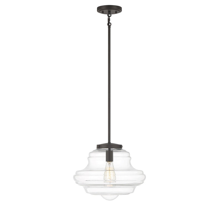 Meridian - M7022ORB - One Light Pendant - Oil Rubbed Bronze