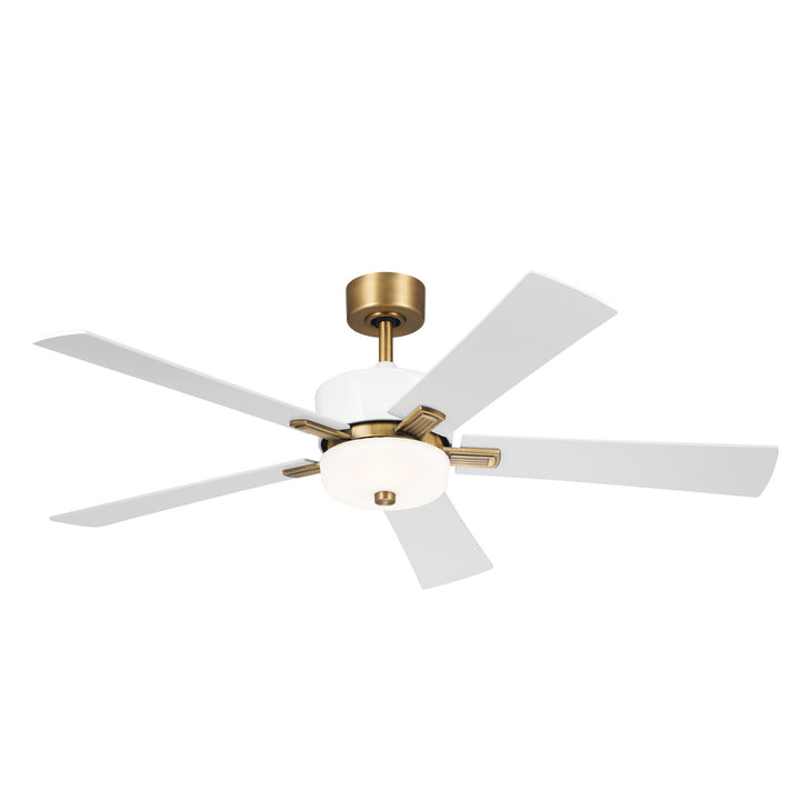 Kichler Canada - 300395WH - 56"Ceiling Fan - Icon - Brushed Natural Brass