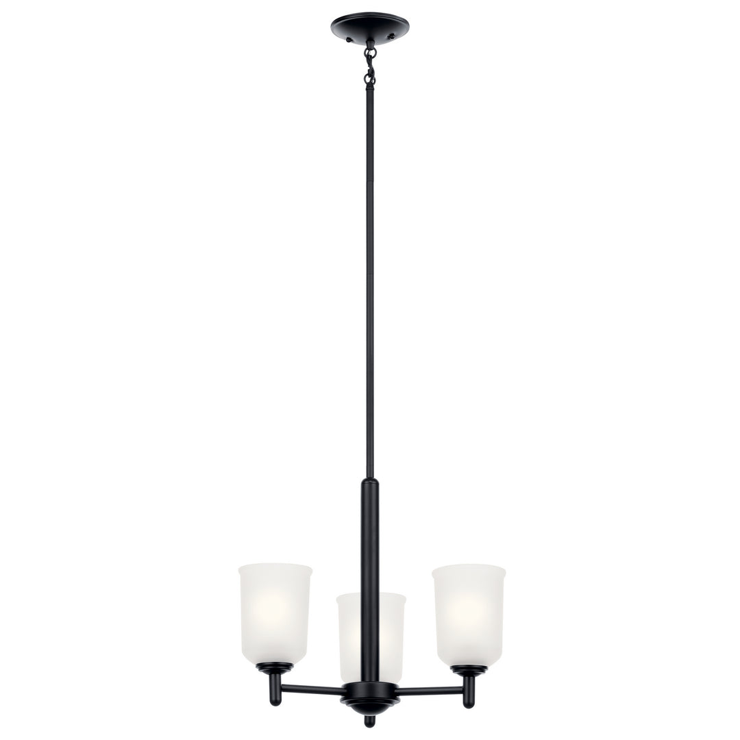 Kichler Canada - 43670BK - Three Light Mini Chandelier - Shailene - Black