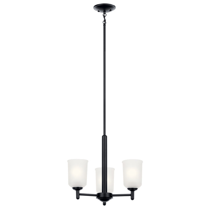 Kichler Canada - 43670BK - Three Light Mini Chandelier - Shailene - Black