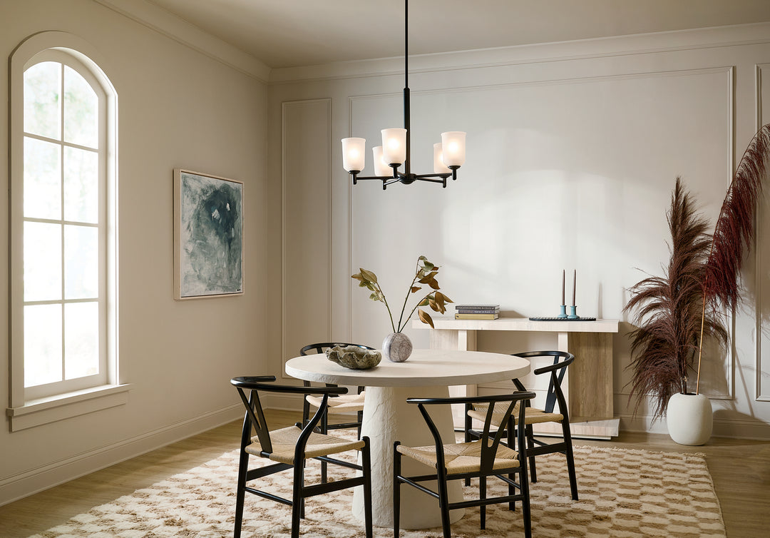 Kichler Canada - 43671BK - Five Light Chandelier - Shailene - Black