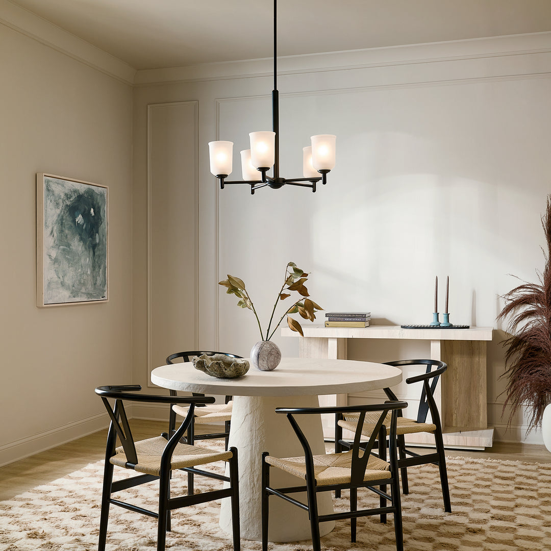 Kichler Canada - 43671BK - Five Light Chandelier - Shailene - Black