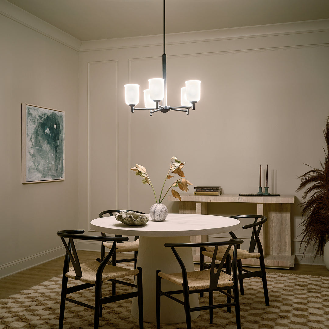 Kichler Canada - 43671BK - Five Light Chandelier - Shailene - Black
