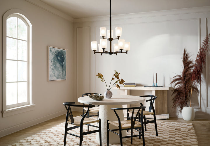 Kichler Canada - 43672BK - Nine Light Chandelier - Shailene - Black