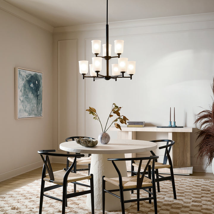 Kichler Canada - 43672BK - Nine Light Chandelier - Shailene - Black