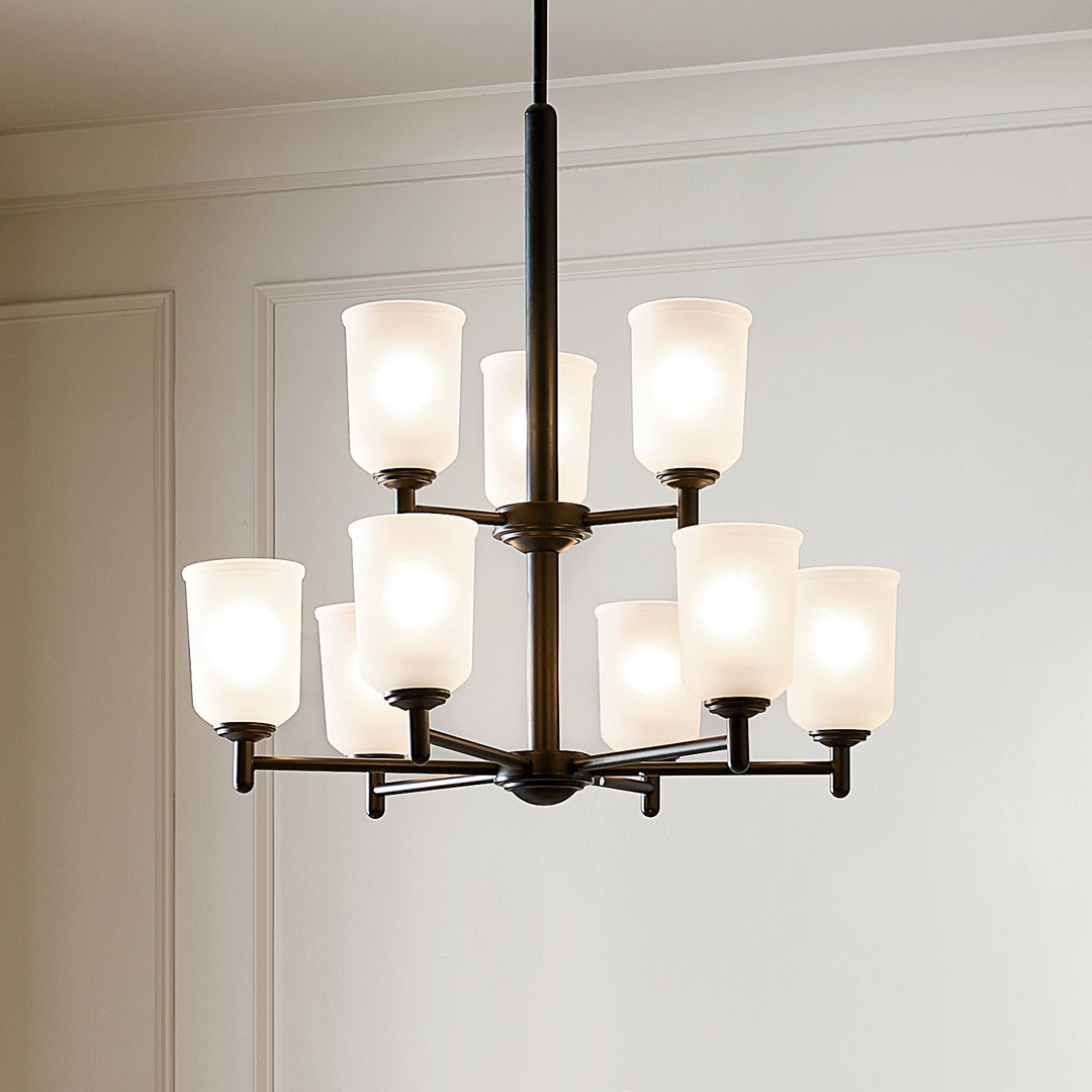 Kichler Canada - 43672BK - Nine Light Chandelier - Shailene - Black