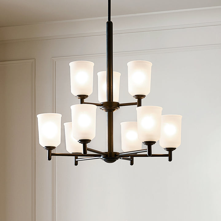 Kichler Canada - 43672BK - Nine Light Chandelier - Shailene - Black