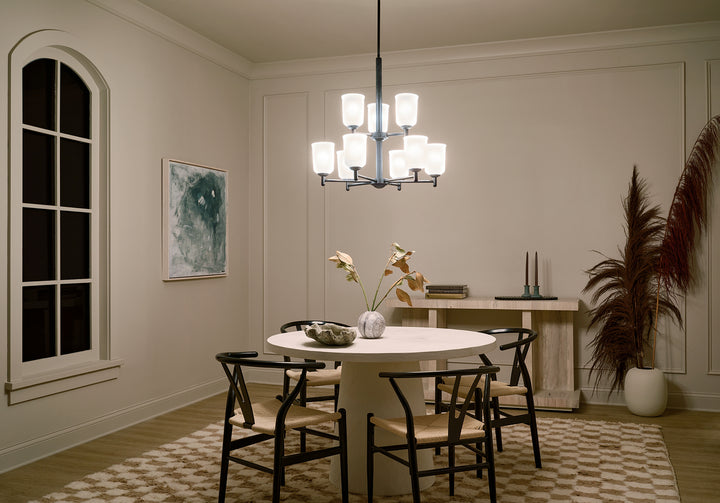 Kichler Canada - 43672BK - Nine Light Chandelier - Shailene - Black