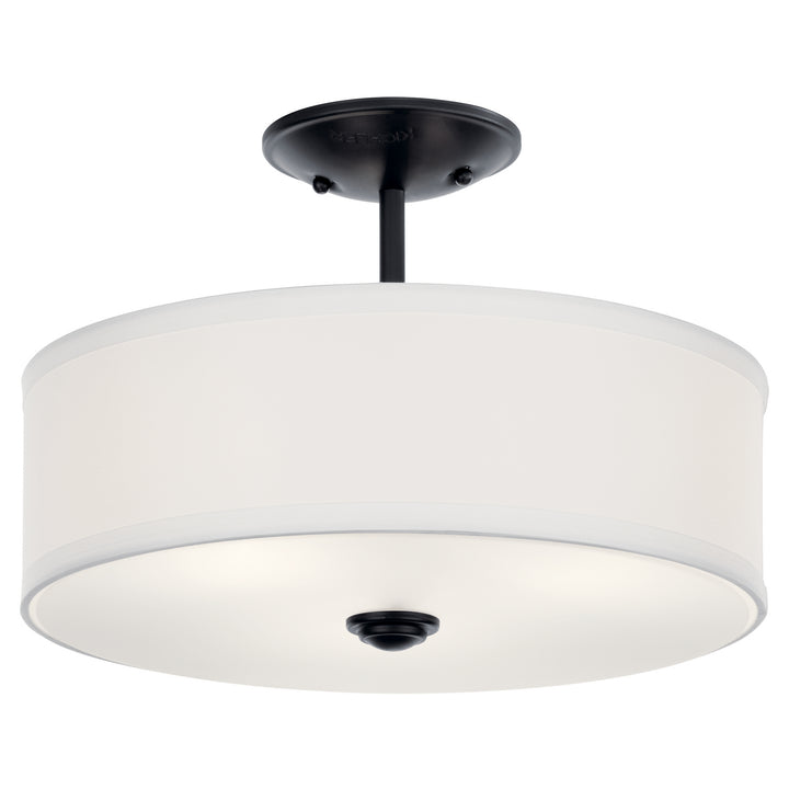 Kichler Canada - 43675BK - Three Light Semi Flush Mount - Shailene - Black