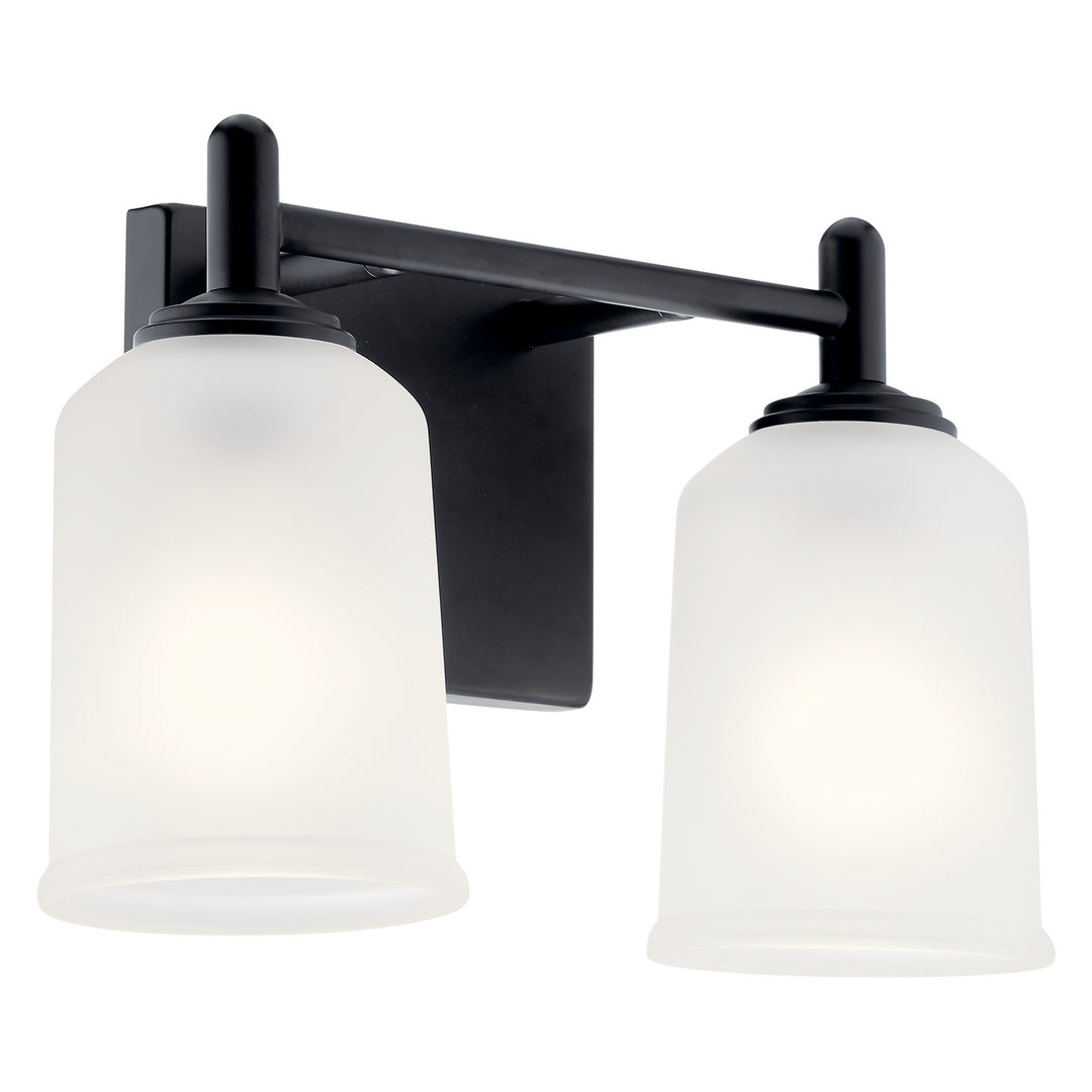 Kichler Canada - 45573BK - Two Light Bath - Shailene - Black