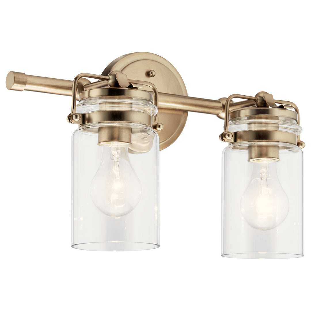 Kichler Canada - 45688CPZ - Two Light Bath - Brinley - Champagne Bronze