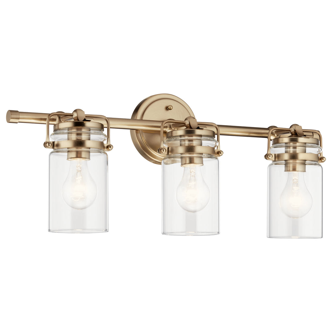 Kichler Canada - 45689CPZ - Three Light Bath - Brinley - Champagne Bronze