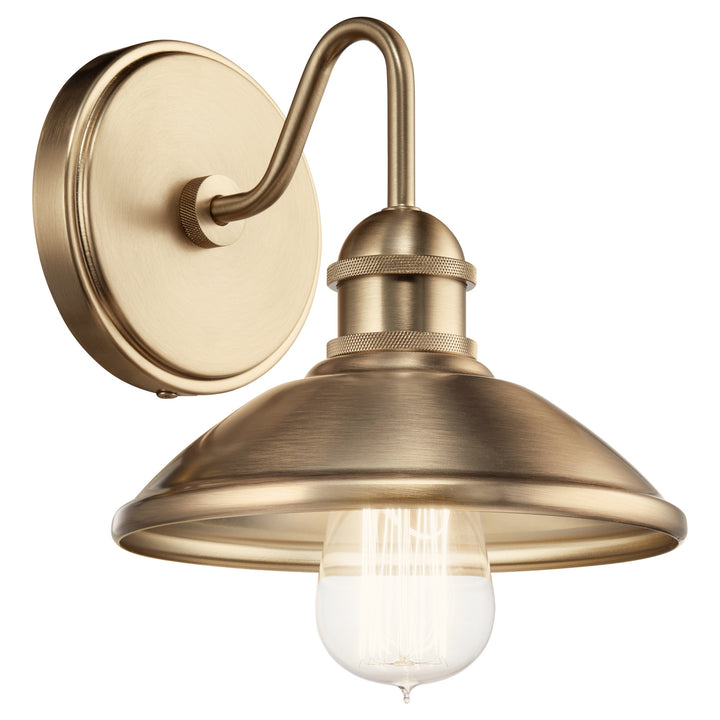 Kichler Canada - 45943CPZ - One Light Wall Sconce - Clyde - Champagne Bronze