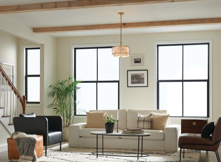 Kichler Canada - 52074CLG - Three Light Pendant/Semi Flush - Birkleigh - Classic Gold