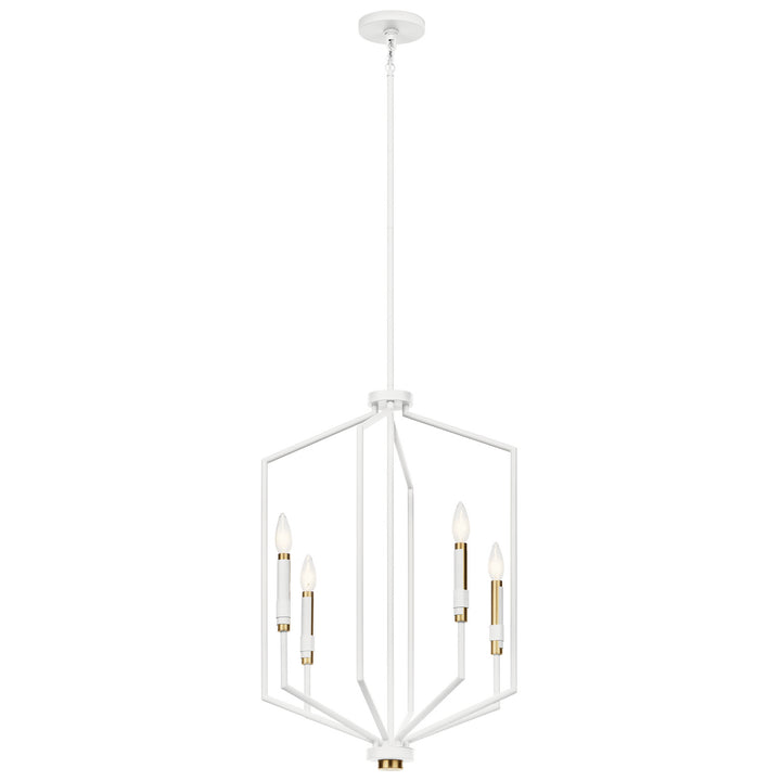Kichler Canada - 52351WH - Four Light Foyer Pendant - Armand - White