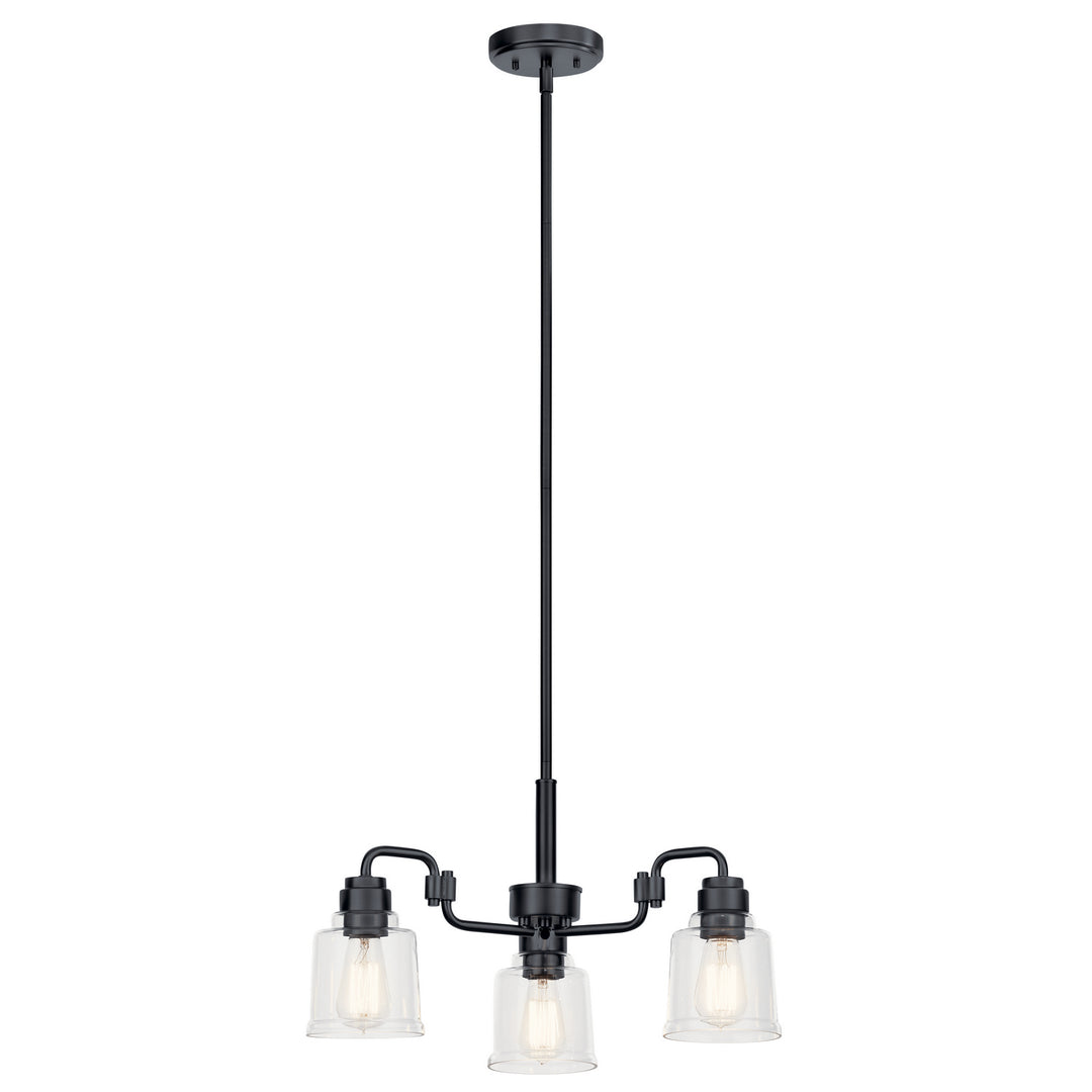 Kichler Canada - 52397BK - Three Light Chandelier - Aivian - Black