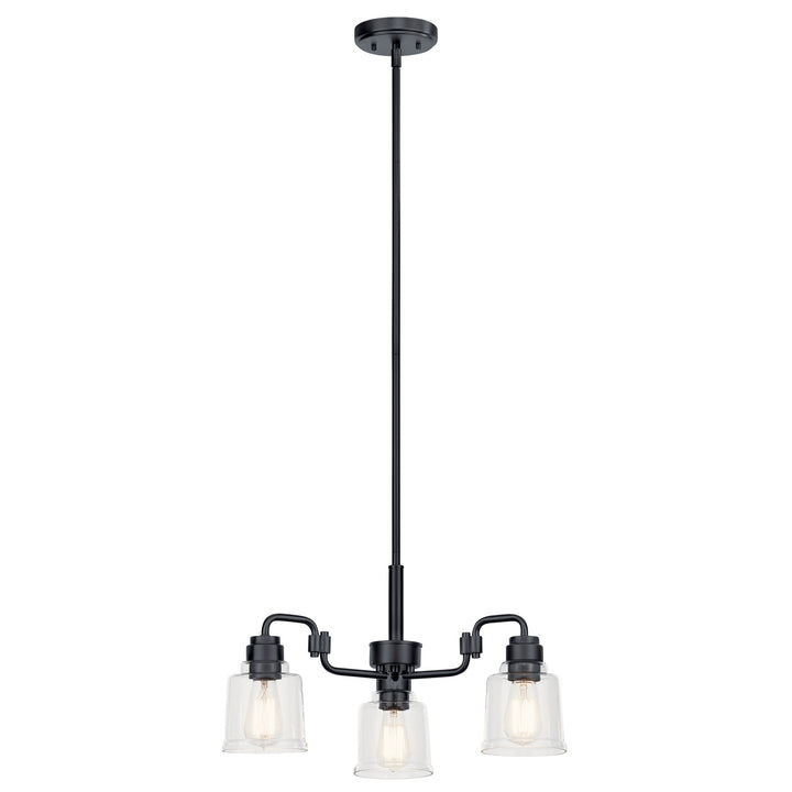 Kichler Canada - 52397BK - Three Light Chandelier - Aivian - Black