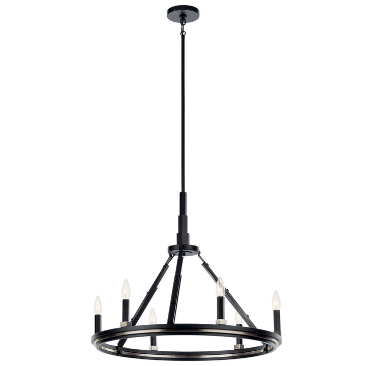 Kichler Canada - 52420BK - Six Light Chandelier - Emmala - Black