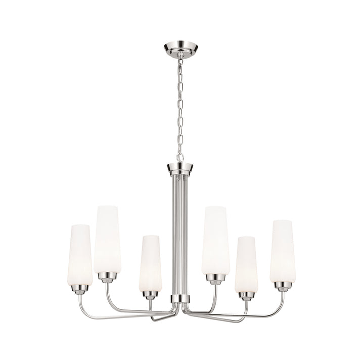 Kichler Canada - 52480PN - Six Light Chandelier - Truby - Polished Nickel