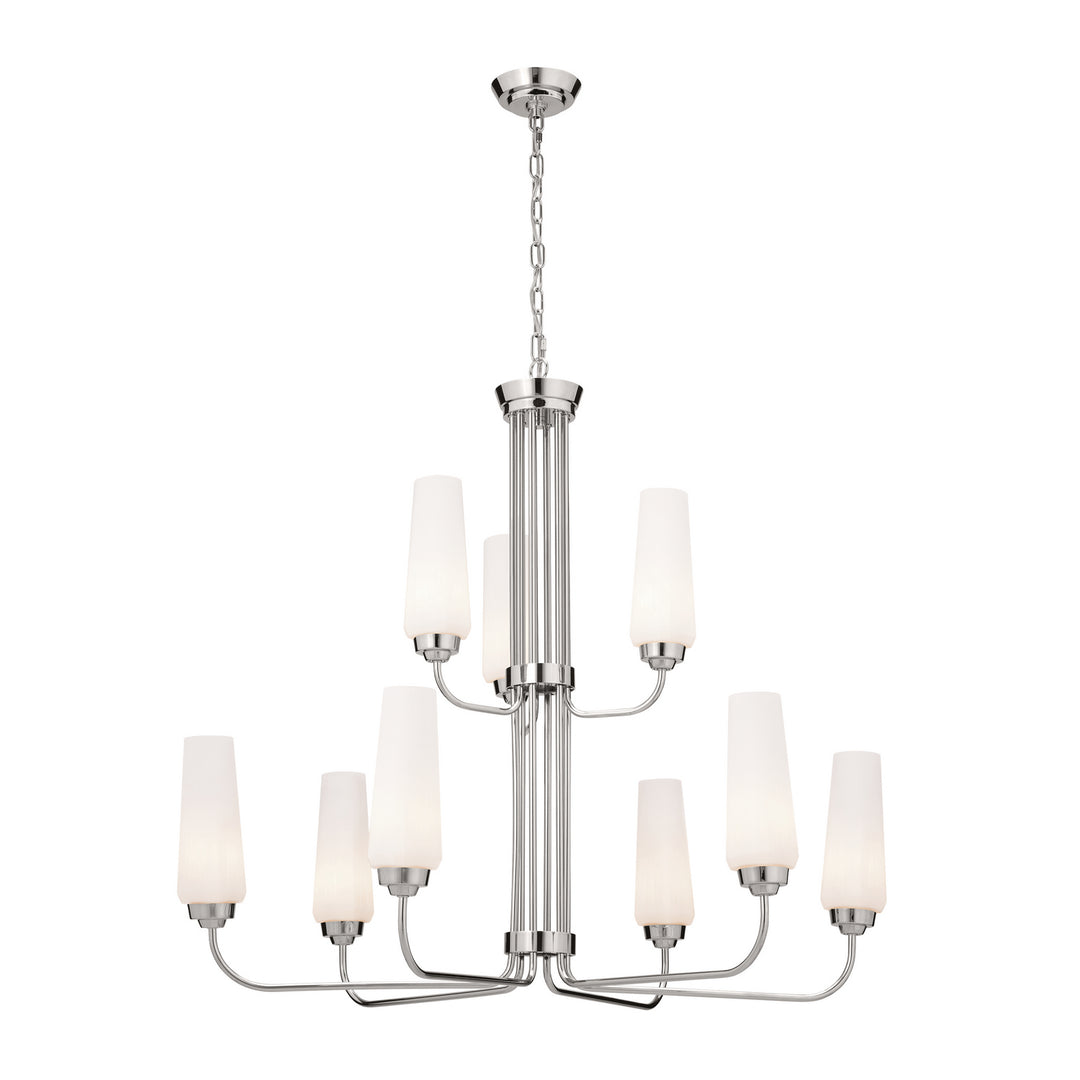 Kichler Canada - 52482PN - Nine Light Chandelier - Truby - Polished Nickel
