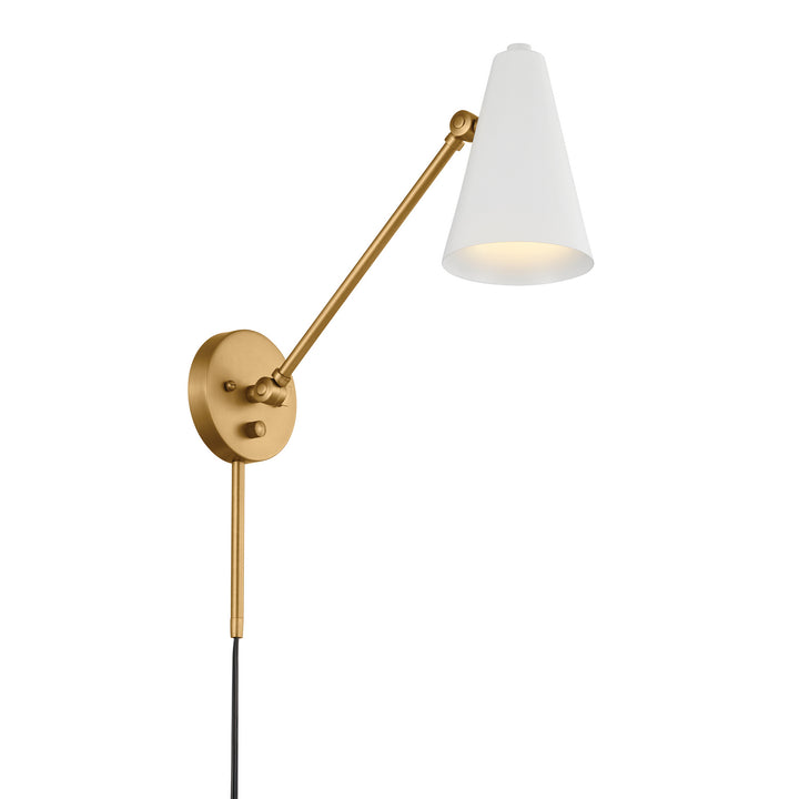 Kichler Canada - 52485NBRW - One Light Wall Sconce - Sylvia - Natural Brass
