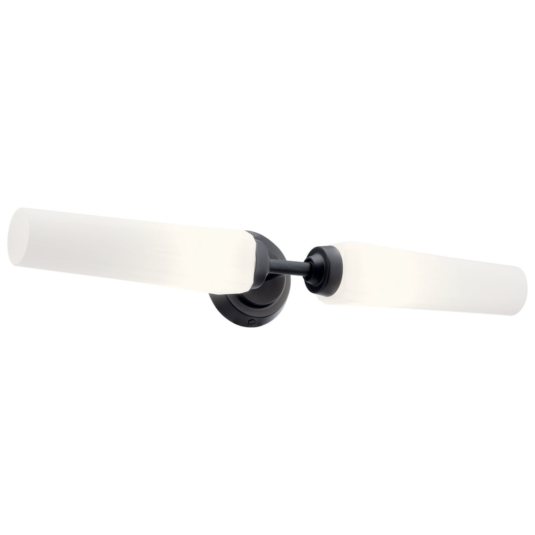 Kichler Canada - 55075BK - Two Light Bath - Truby - Black