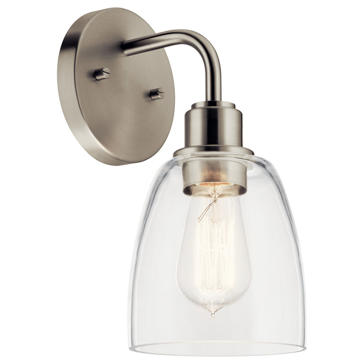 Kichler Canada - 55100NI - One Light Wall Sconce - Meller - Nickel Textured