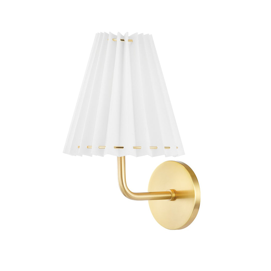 Demi LED Wall Sconce in Aged Brass - available from The Lighting Shoppe, trusted by Canadian homeowners