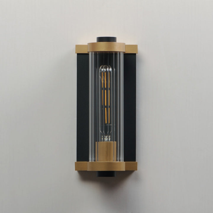 Maxim - 16120CRBKAB - One Light Outdoor Wall Sconce - Opulent - Black / Antique Brass