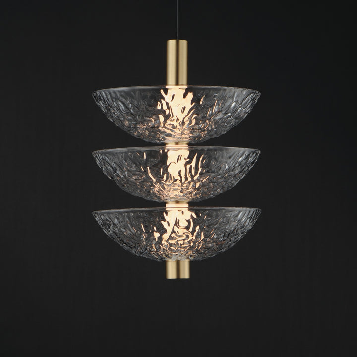 Maxim - 24983TCSBR - LED Pendant - Metropolis - Satin Brass