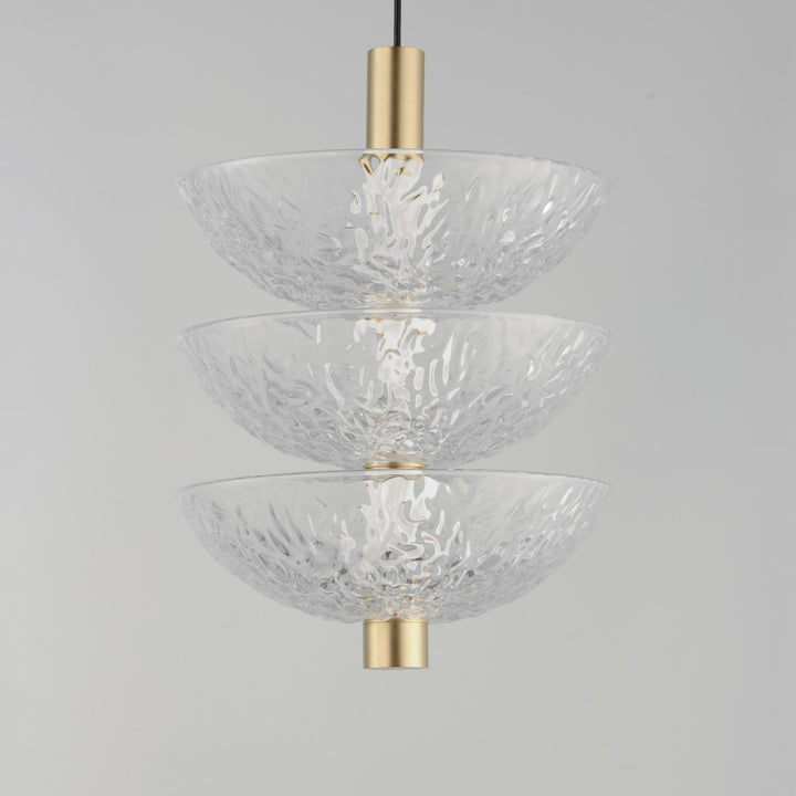 Maxim - 24983TCSBR - LED Pendant - Metropolis - Satin Brass