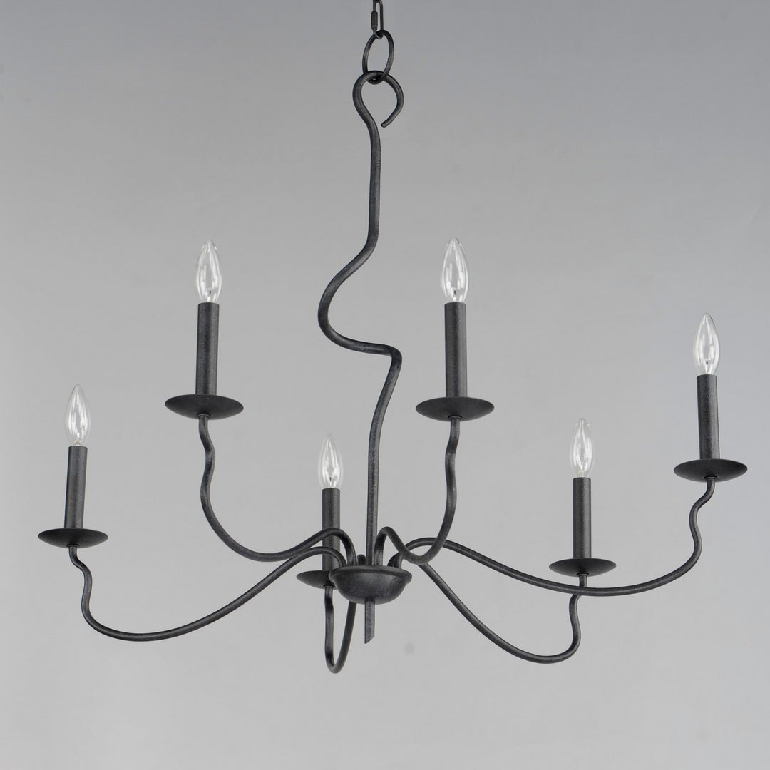 Maxim - 27706BO - Six Light Chandelier - Padrona - Black Oxide