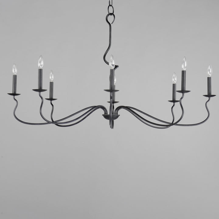 Maxim - 27708BO - Eight Light Chandelier - Padrona - Black Oxide